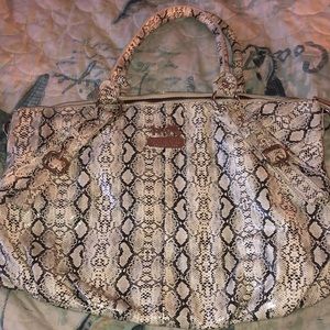 Snakeskin Coach Purse